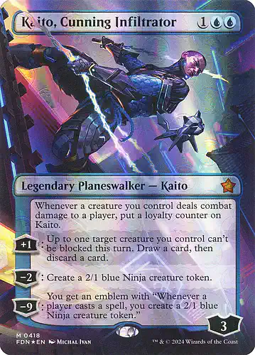 Kaito, Cunning Infiltrator - fdn Spoiler