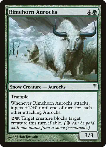 Rimehorn Aurochs - csp Spoiler