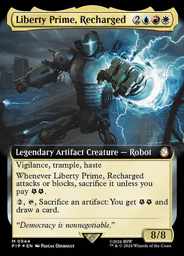 Liberty Prime, Recharged - pip Spoiler