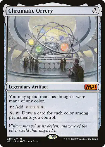 Chromatic Orrery - m21 Spoiler