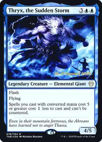 Thryx, the Sudden Storm - thb Spoiler
