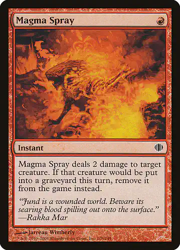 Magma Spray - ala Spoiler