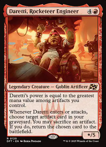 Daretti, Rocketeer Engineer - dft Spoiler
