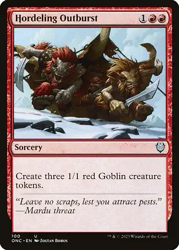 Hordeling Outburst - onc Spoiler