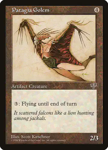 Patagia Golem - mir Spoiler
