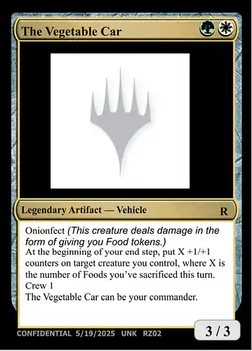 The Vegetable Car - unk Spoiler