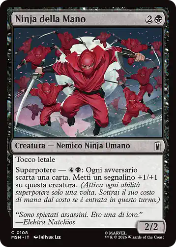 Ninja of the Hand - msh Spoiler