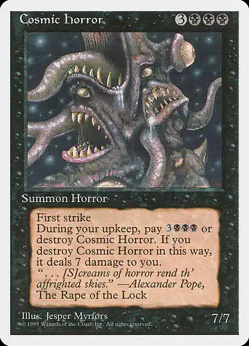 Cosmic Horror - 4ed Spoiler