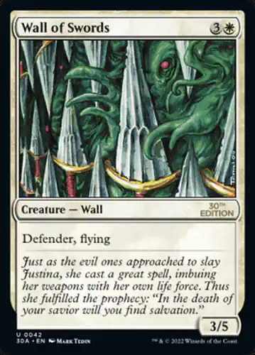 Wall of Swords - 30a Spoiler