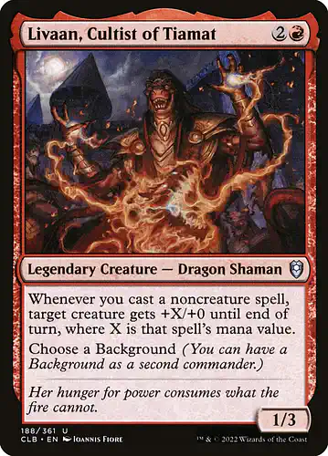 Livaan, Cultist of Tiamat - clb Spoiler