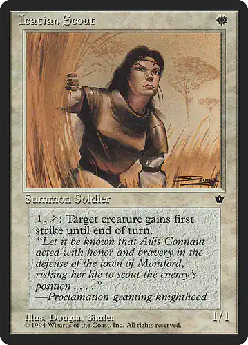 Icatian Scout - fem Spoiler