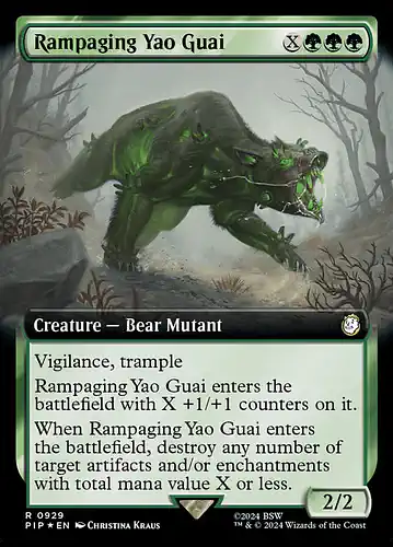 Rampaging Yao Guai - pip Spoiler