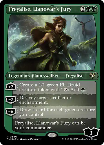 Freyalise, Llanowar's Fury - cmm Spoiler