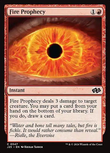 Fire Prophecy - j25 Spoiler