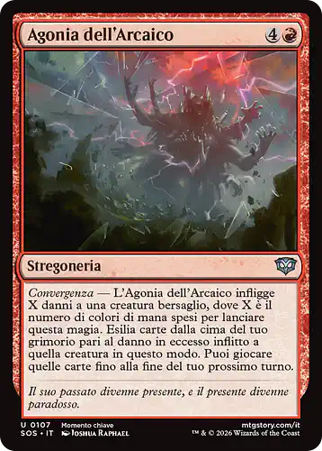 Archaic's Agony - sos Spoiler