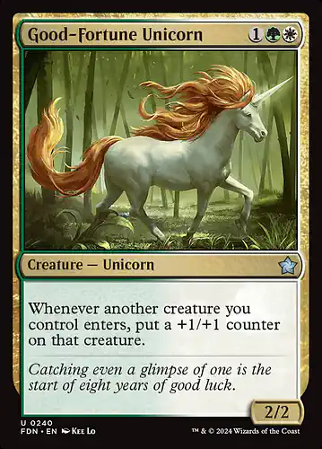 Good-Fortune Unicorn - fdn Spoiler