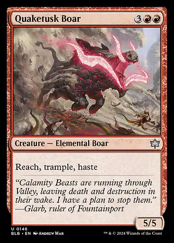 Quaketusk Boar - blb Spoiler