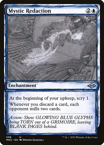 Mystic Redaction - mh2 Spoiler