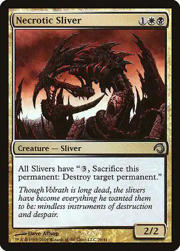 Necrotic Sliver - h09 Spoiler