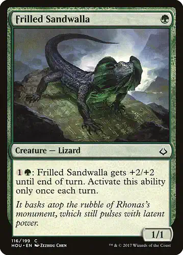 Frilled Sandwalla - hou Spoiler