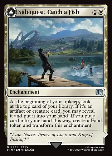 Sidequest: Catch a Fish - fin Spoiler