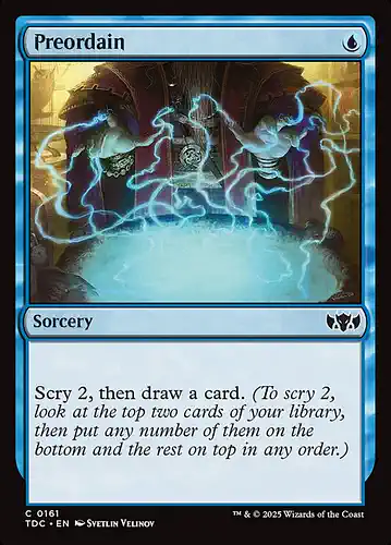 Preordain - tdc Spoiler