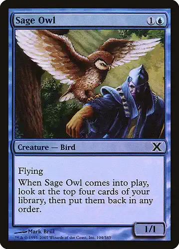 Sage Owl - 10e Spoiler
