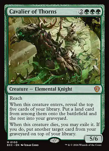 Cavalier of Thorns - ecc Spoiler