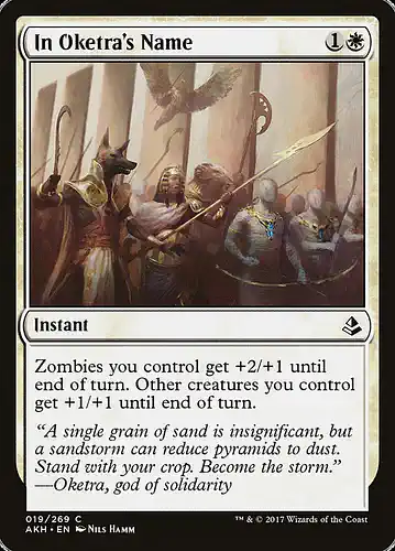 In Oketra's Name - akh Spoiler