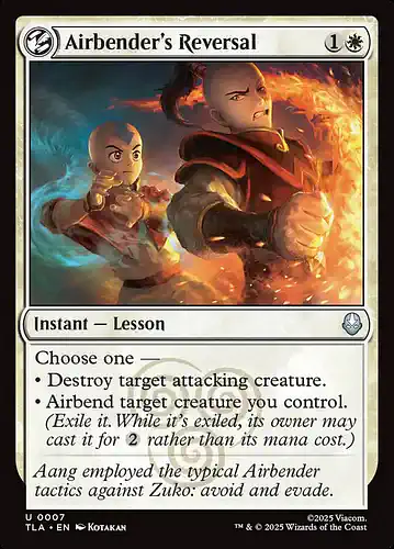 Airbender's Reversal - tla Spoiler