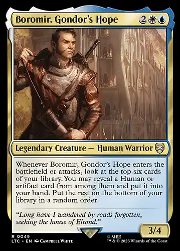 Boromir, Gondor's Hope - ltc Spoiler