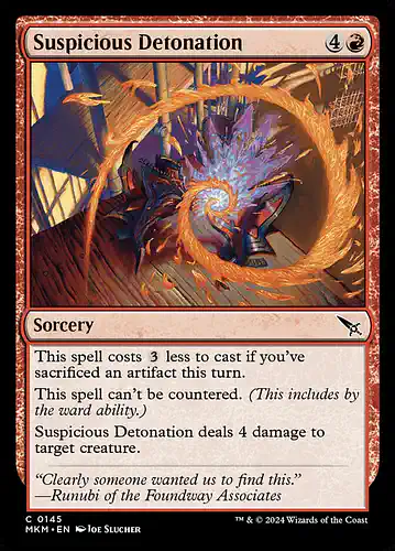 Suspicious Detonation - mkm Spoiler