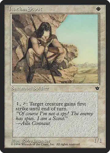 Icatian Scout - fem Spoiler