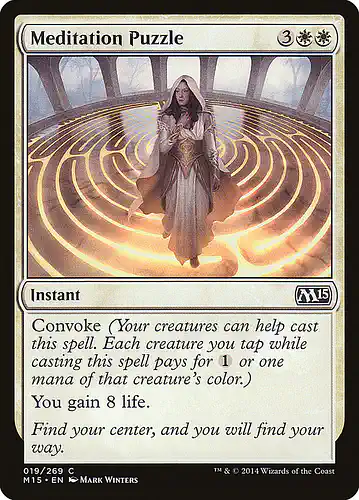 Meditation Puzzle - m15 Spoiler