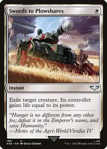 Swords to Plowshares - 40k Spoiler