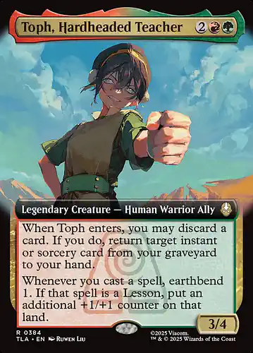 Toph, Hardheaded Teacher - tla Spoiler