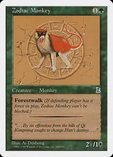 Zodiac Monkey - ptk Spoiler