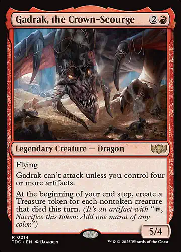Gadrak, the Crown-Scourge - tdc Spoiler