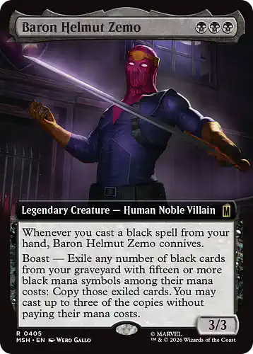 Baron Helmut Zemo - msh Spoiler