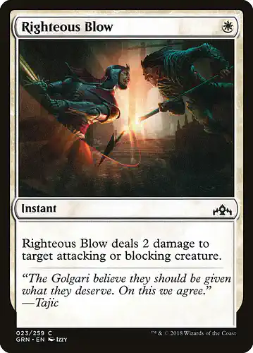 Righteous Blow - grn Spoiler