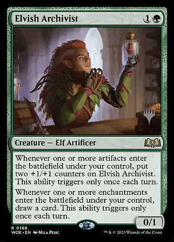 Elvish Archivist - woe Spoiler