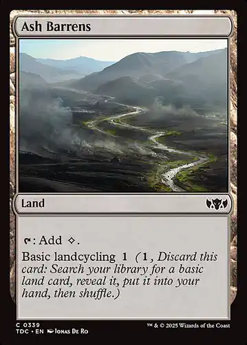 Ash Barrens - tdc Spoiler