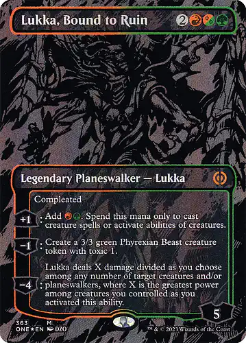 Lukka, Bound to Ruin - one Spoiler
