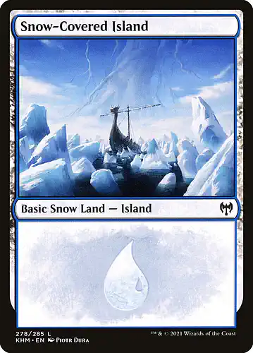 Snow-Covered Island - khm Spoiler