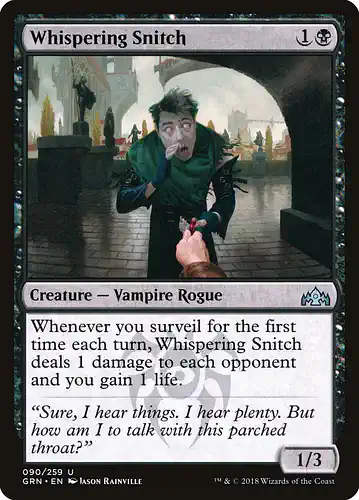 Whispering Snitch - grn Spoiler