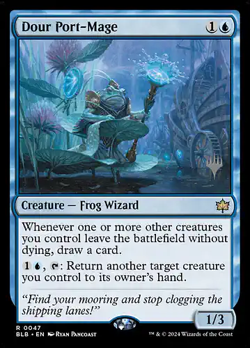 Dour Port-Mage - blb Spoiler