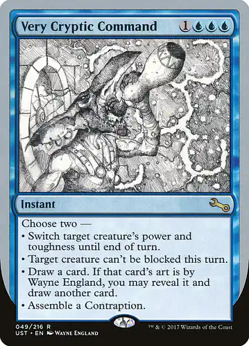 Very Cryptic Command - ust Spoiler