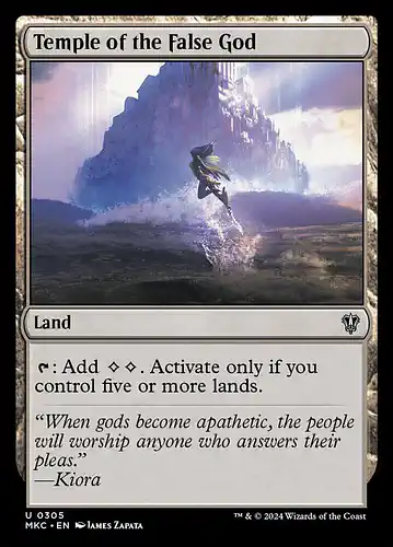 Temple of the False God - mkc Spoiler