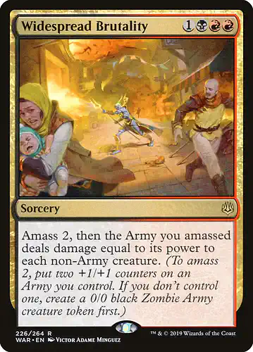 Widespread Brutality - war Spoiler