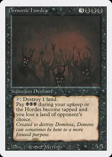 Demonic Hordes - 3ed Spoiler